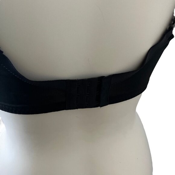 Auden New 40G The Sublime Black Lace Plunge Coverage Push Up Bra - Picture 4 of 6